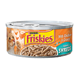 Friskies  savory shreds with chicken in gravy Full-Size Picture